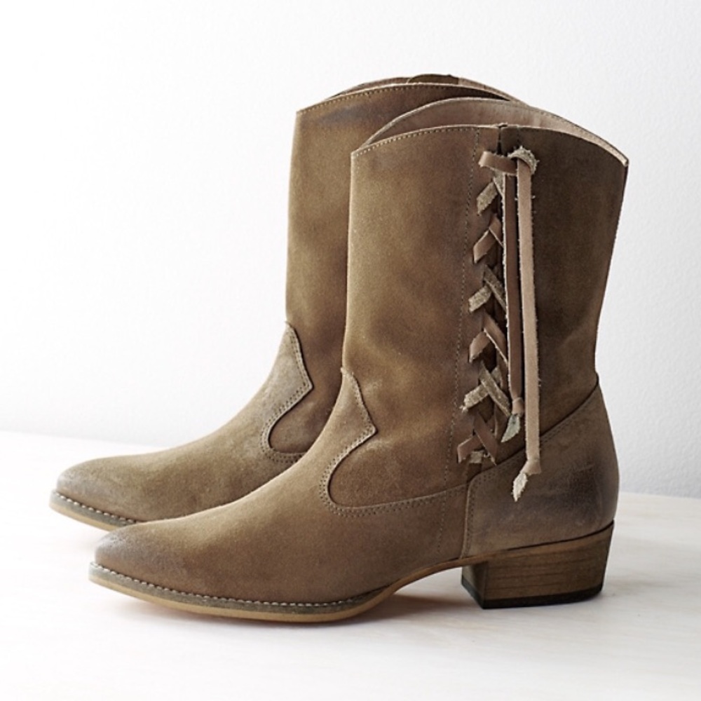 MTNG Nelse Lace Up Cowboy Boots